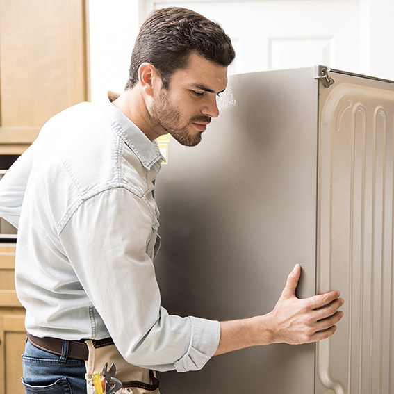 Rick's Affordable Heating & Cooling installation team