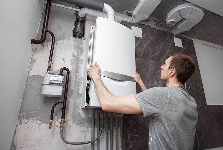 Furnace repair diagnostic by Rick's technician in Toledo OH