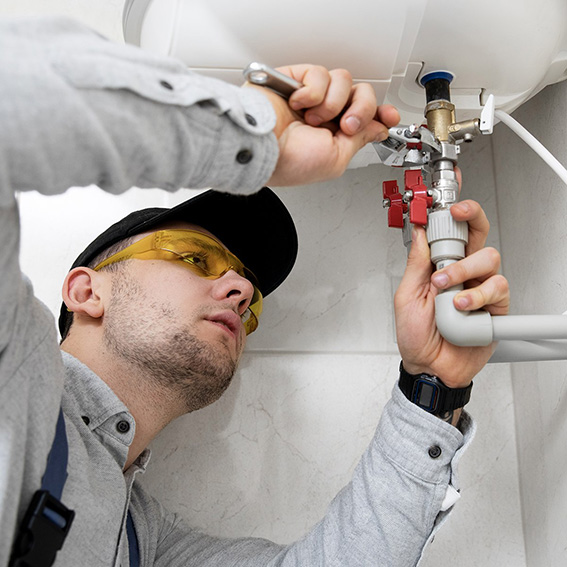Rick's water heater repair team