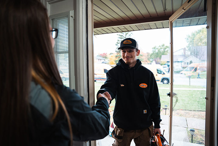 HVAC technician from Rick's Affordable Heating and Cooling in Toledo