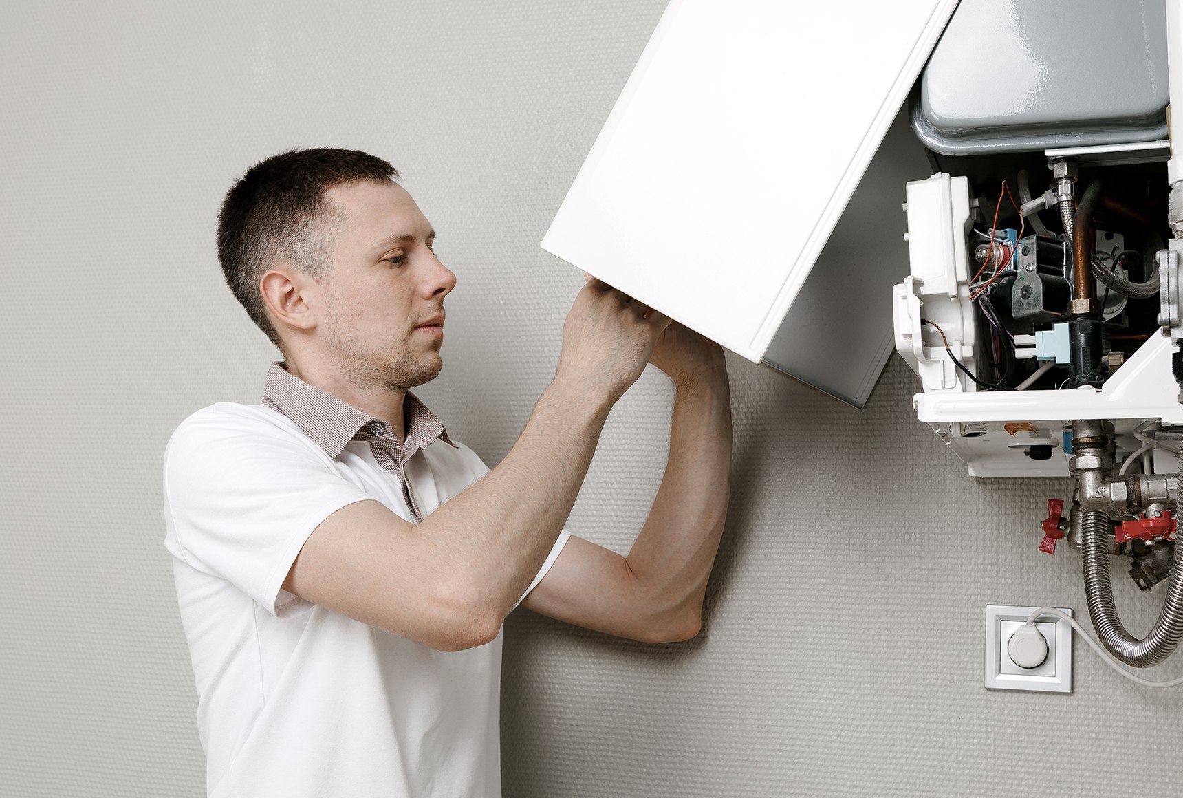 Furnace being replaced by Rick's Affordable Heating and Cooling in Perrysburg, Ohio