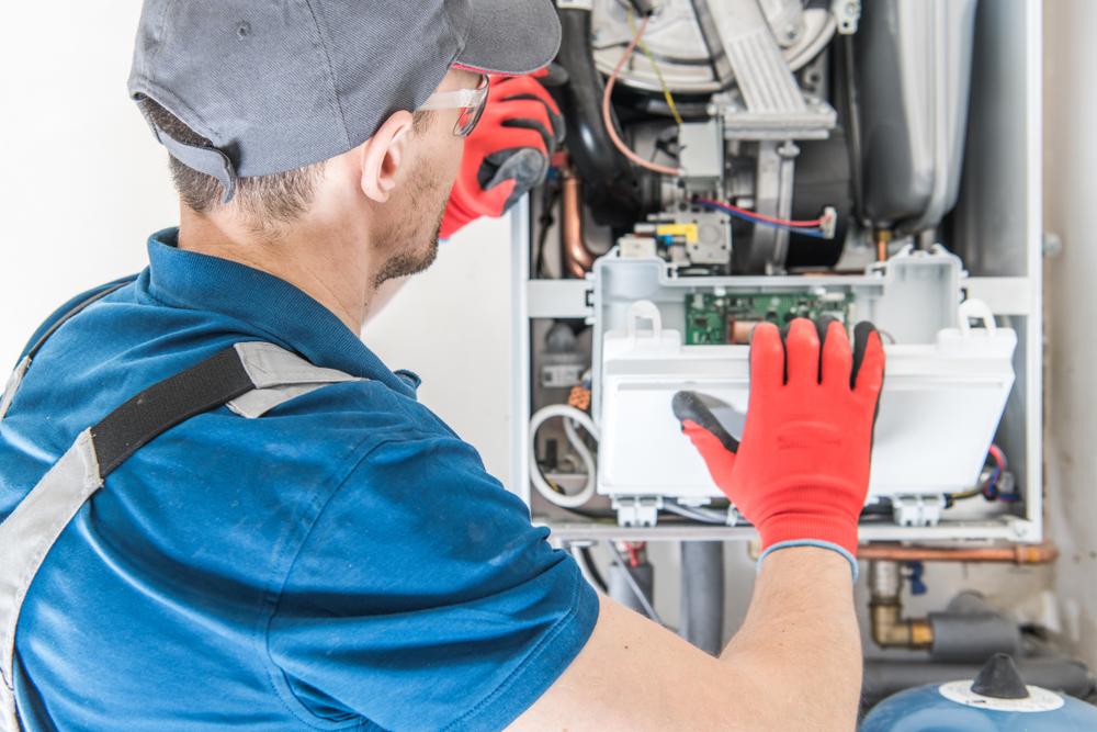 Central gas furnace